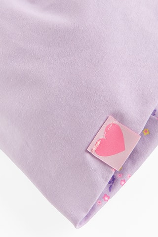 Bonnet réversible - Mauve