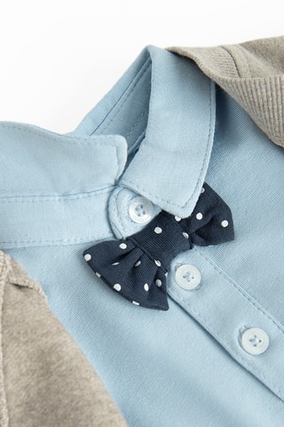 Ensemble 3 pièces - Gris et bleu clair