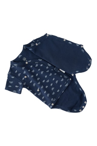 2 bodys - Bleu marine et gris