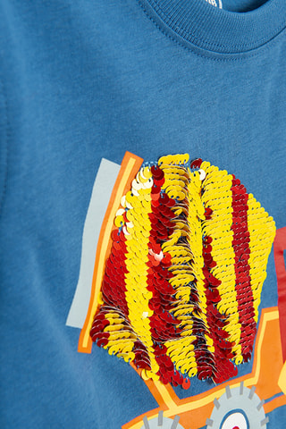 T-shirt - Bleu cobalt