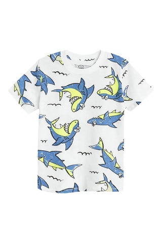 3 t-shirts - Blanc et gris