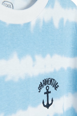 T-shirt dip and dye - Bleu clair