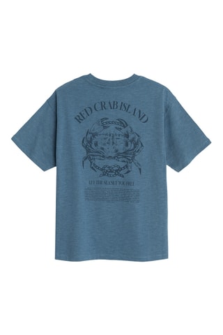 T-shirt - Bleu pétrole