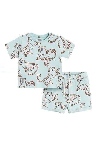 T-shirt et short - Turquoise