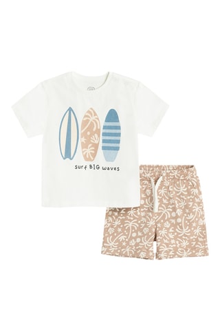 T-shirt et short - Blanc