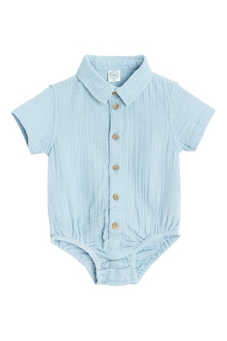 Body-chemise - Bleu clair