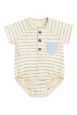 Bob et body - Bleu clair et beige