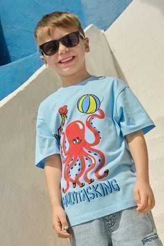 T-shirt - Bleu clair