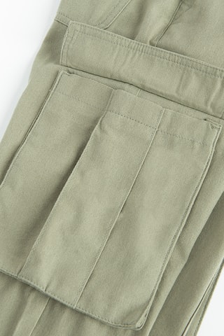 Pantalon en lin - Vert olive