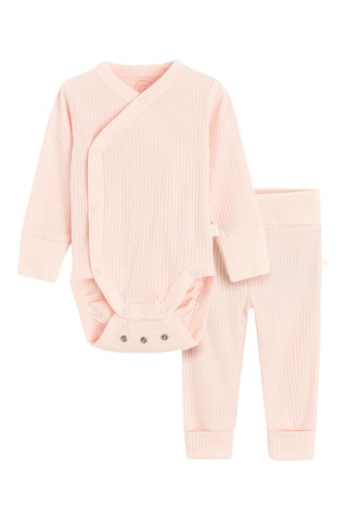 Body et pantalon - Rose poudré