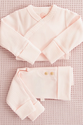 Body et pantalon - Rose poudré