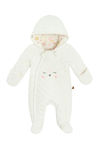 Combipilote à capuche - Ecru