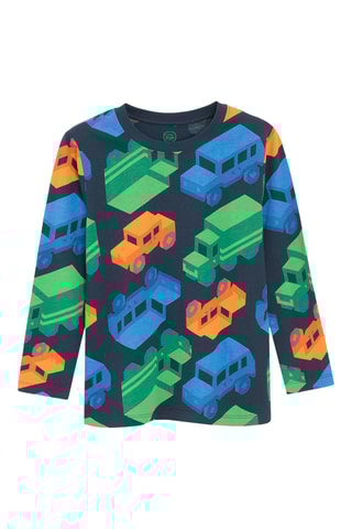 2 t-shirts - Rouge et bleu marine