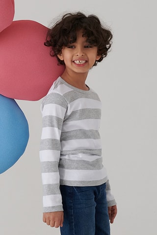 T-shirt - Gris clair chiné