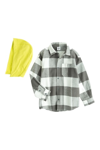 Chemise à capuche -  Anthracite