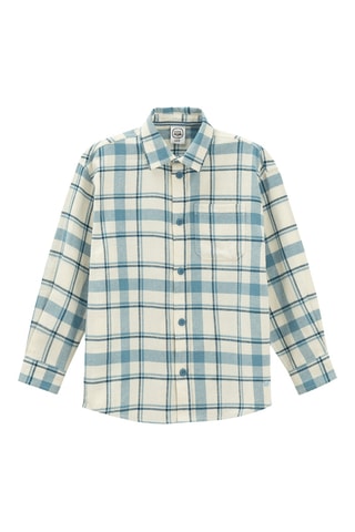 Chemise -  Bleu et écru