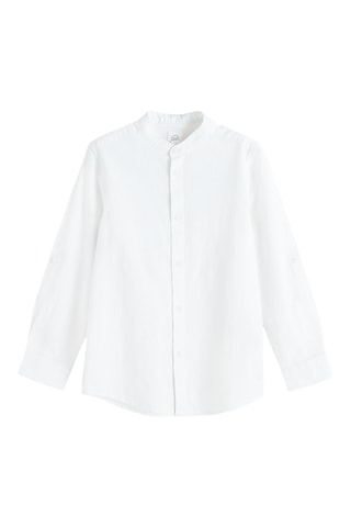 Chemise en lin -  Blanc