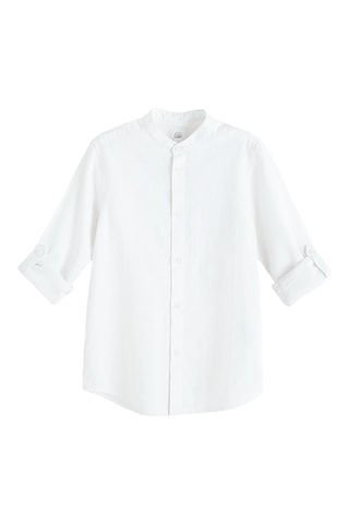 Chemise en lin -  Blanc