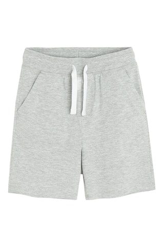 2 shorts -  Gris chiné et turquoise