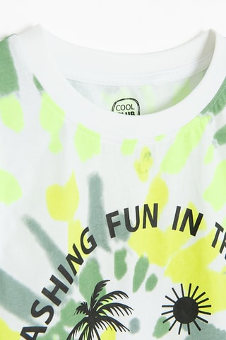 Débardeur tie and dye -  Blanc