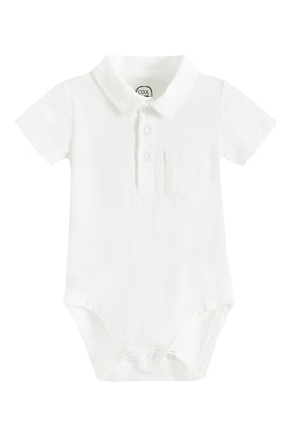 Body-polo et short -  Blanc et bleu