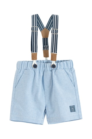 Body-polo et short -  Blanc et bleu
