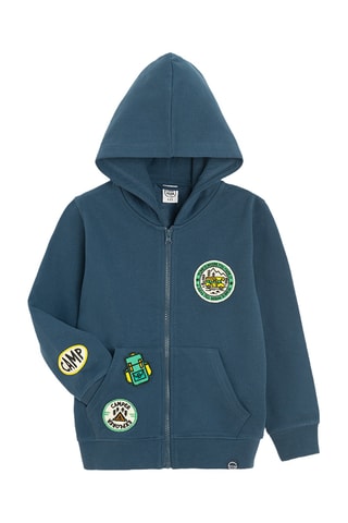 Sweat à capuche -  Bleu marine