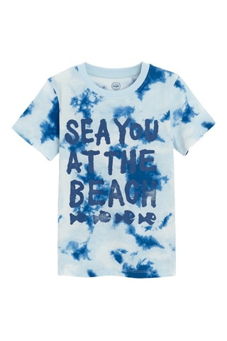 T-shirt tie and dye -  Bleu