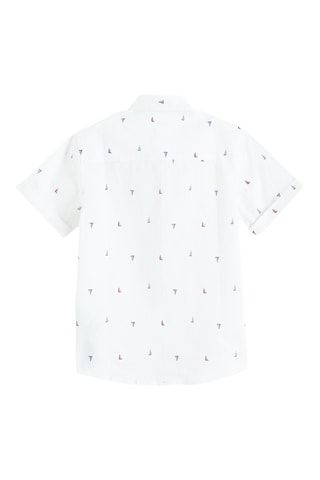 Chemise en lin -  Blanc