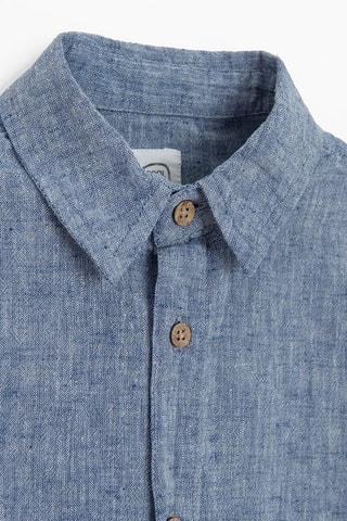 Chemise -  Bleu cobalt chiné