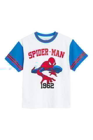 T-shirt Spider-Man Avengers Marvel -  Blanc