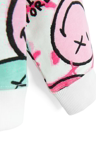 Sweat Smiley -  Blanc