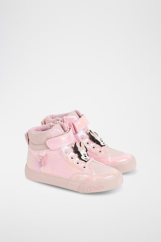 Baskets montantes Minnie Disney - Rose