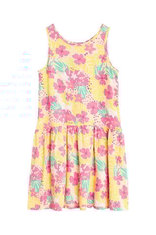 2 robes -  Fuchsia et jaune