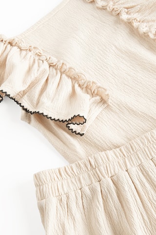 T-shirt et jupe -  Ecru