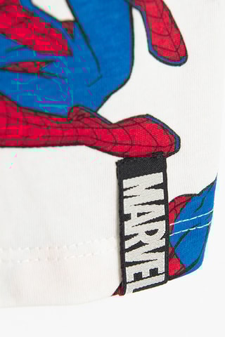 T-shirt et short Spider-Man Avengers Marvel -  Blanc