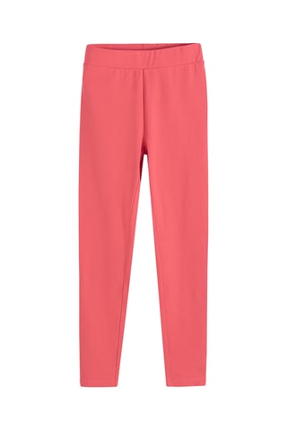 2 leggings -  Corail et blanc