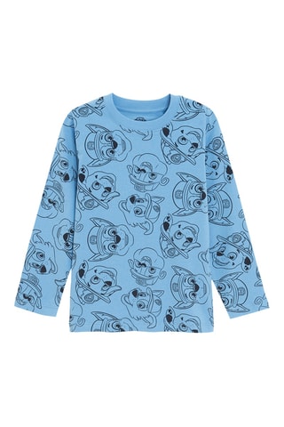 2 t-shirts Marcus Pat’ Patrouille -  Bleu clair et rouge