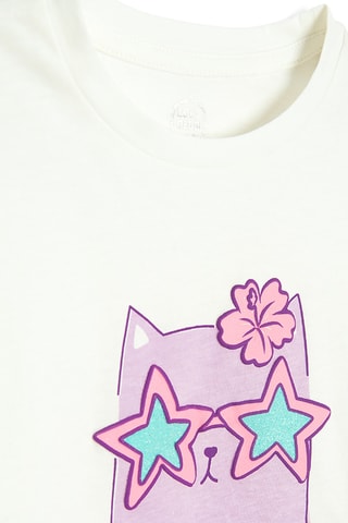 3 t-shirts -  Rose et blanc