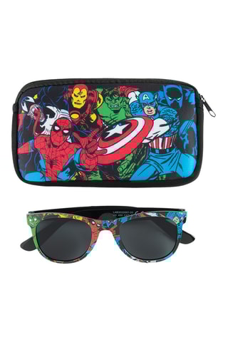 Etui en Zonnebril Kids Avengers Marvel -  Zwart - UV 400