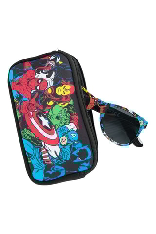 Etui en Zonnebril Kids Avengers Marvel -  Zwart - UV 400