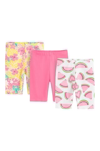 3 cyclistes -  Rose et blanc