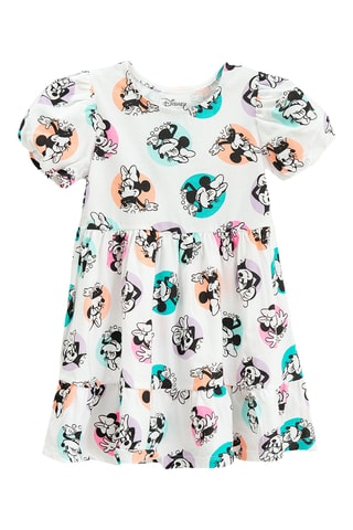 Robe et legging Minnie Disney -  Blanc et turquoise