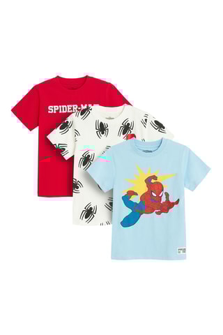 3 t-shirts Spider-Man Avengers Marvel -  Rouge et blanc