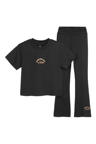 T-shirt et pantalon -  Noir