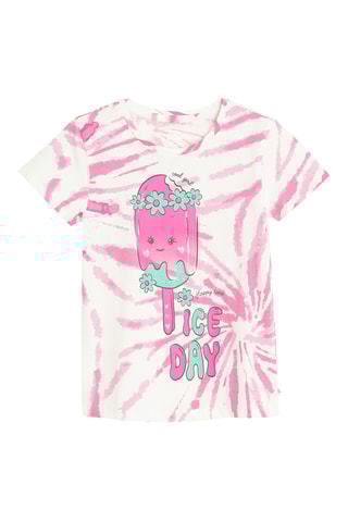 T-shirt tie and dye -  Rose
