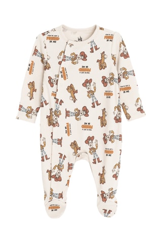 2 grenouillères Toy Story Disney Pixar -  Blanc et écru