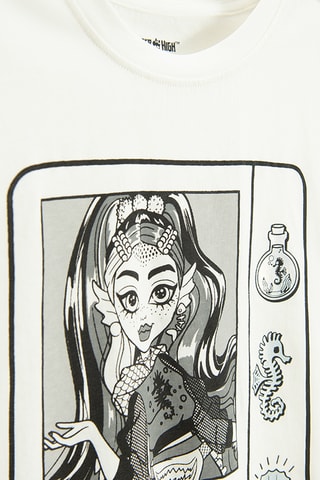 T-shirt Lagoona Blue Monster High -  Blanc