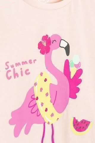 T-shirt -  Rose poudré