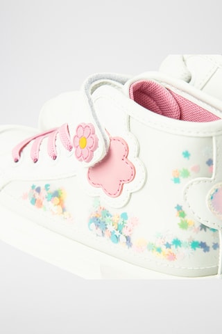 Baskets montantes -  Blanc